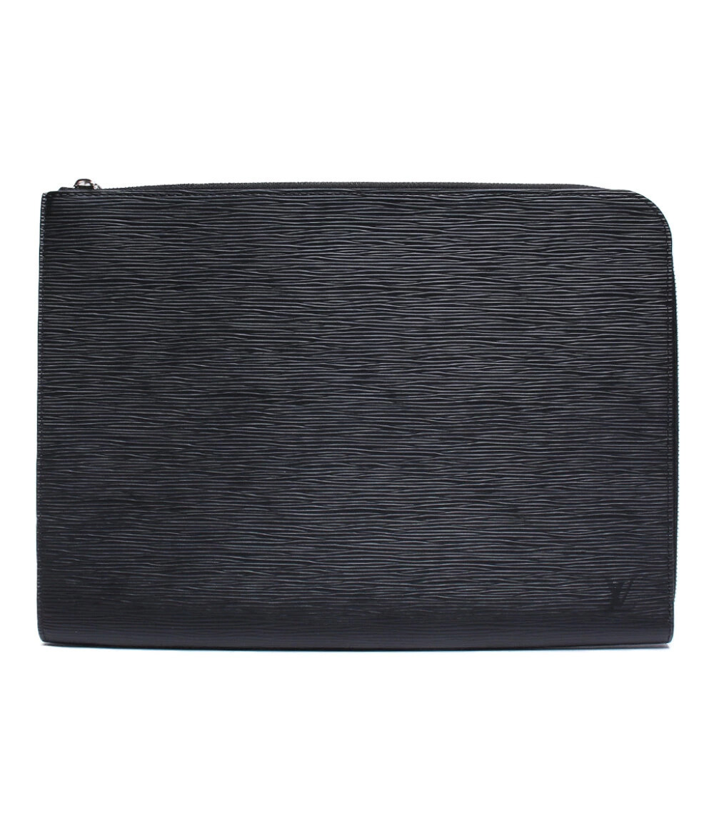 Louis Vuitton Pouch Pochette Jour Epi Shoulder Bag Leather Blue